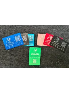 Custom Engraved Aluminum Cards .2 mm